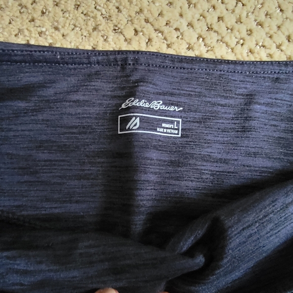 Eddie Bauer, Navy, Crop Stretch Pants, Large - Picture 3 of 6